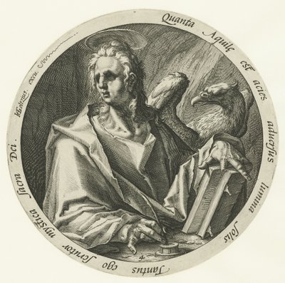 Évangéliste Jean - Jacob de Gheyn (II) (attributed to)