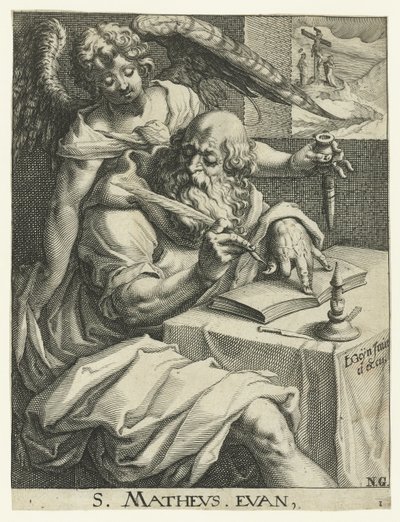 Évangéliste Matthieu - Jacob de Gheyn (II) (workshop of)