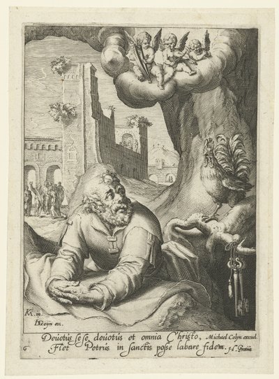 Pierre en tant que pécheur repentant - Jacob de Gheyn (II) (workshop of)