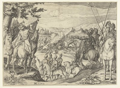 Combat de cavaliers (De ruiterschool) - Jacob de Gheyn (II) (workshop of)