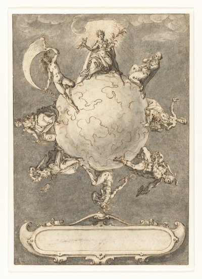 Conception pour la dernière gravure de la série Omnium rerum vicissitudo est - Jacob de Gheyn (II)