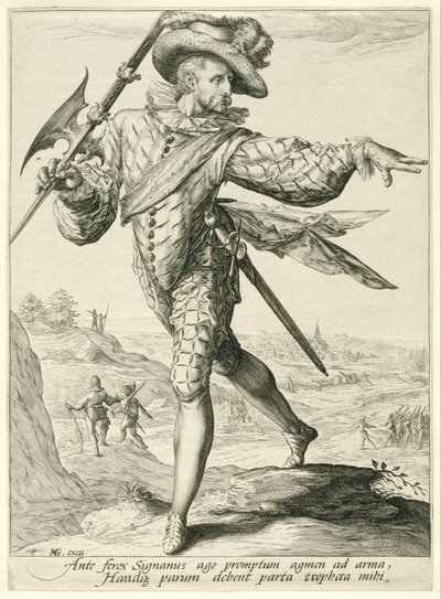 Sergent (Officiers et soldats) - Jacob de Gheyn (II)
