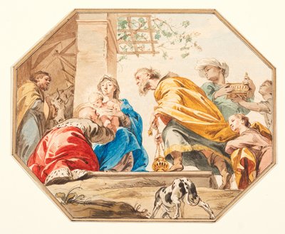 Adoration des Mages, vers 1751 - Jacob de Wit