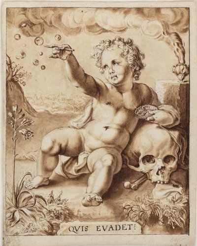 Allégorie de la vanité. Homo Bulla - Jacob de Wit