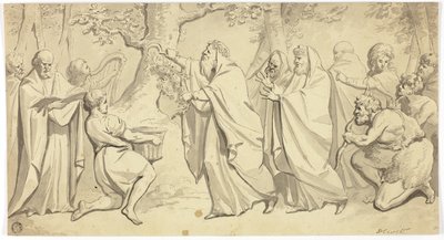Druides coupant le gui - Jacob de Wit