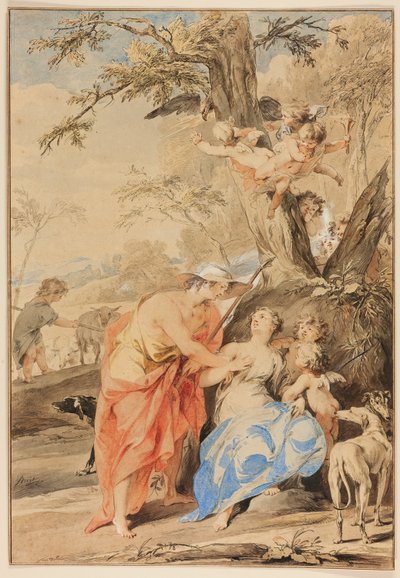 Jupiter et Mnémosyne - Jacob de Wit
