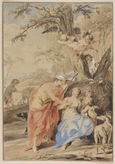 Jupiter et Mnémosyne, 1733 - Jacob de Wit