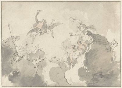 Projet pour peinture de plafond - Jacob de Wit
