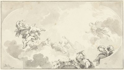 Projet pour une peinture de plafond - Jacob de Wit