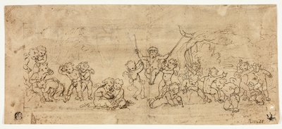 Putti jouant - Jacob de Wit