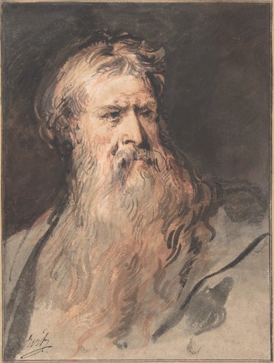 Étude pour la figure de Moïse - Jacob de Wit