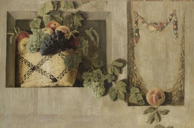 Nature morte avec des guirlandes de fruits et de fleurs - Jacob van Campen