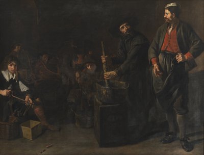 Une usine de verre et de corail - Jacob van Loo