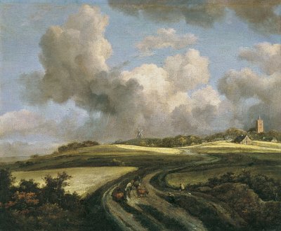 Chemin à travers les champs de blé près de Zuider Zee - Jacob van Ruisdael