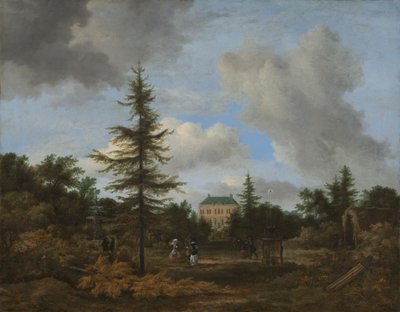 Maison de campagne dans un parc, vers 1675 - Jacob van Ruisdael