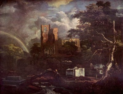 Espagnol :  El cementerio judío Le cimetière juif - Jacob van Ruisdael
