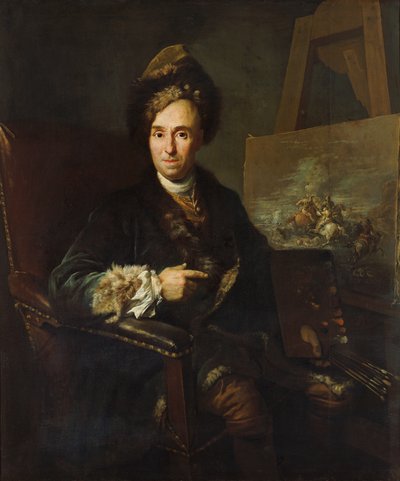 Le peintre de batailles Ignace-Jacques Parrocel - Jacob van Schuppen