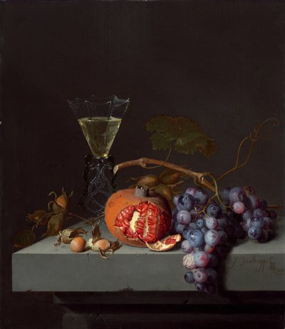 Nature morte avec fruits, 1675 - Jacob van Walscapelle