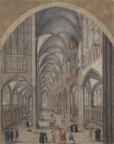 Intérieur de la cathédrale de Strasbourg, vers 1625-30 - Jacob van der Heyden.