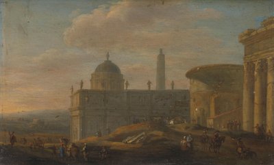 Vue de ville italienne - Jacob van der Ulft