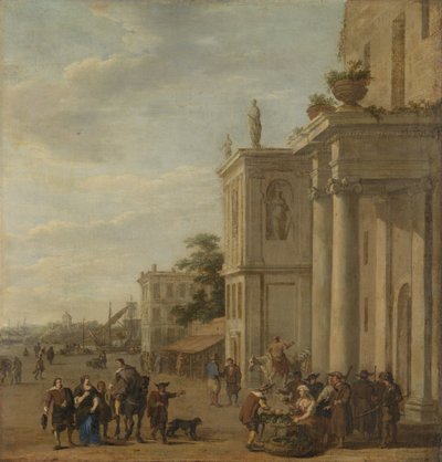 Marché italien - Jacob van der Ulft
