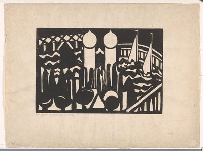 Composition XVI no. 2 - Jacoba van Heemskerck (signed by artist)