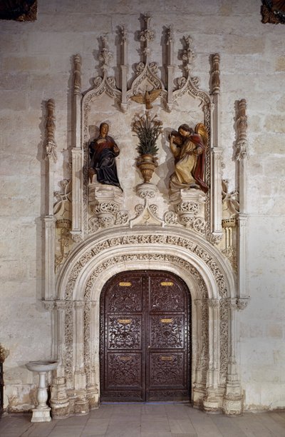 Annonciation, portail de la sacristie - Jacobo Florentino