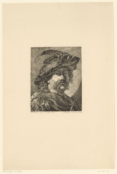 Autoportrait de Rembrandt - Jacobus Adrianus Weiland
