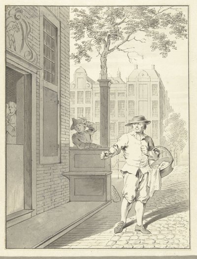 Scène de Pefroen avec la tête de mouton - Jacobus Buys