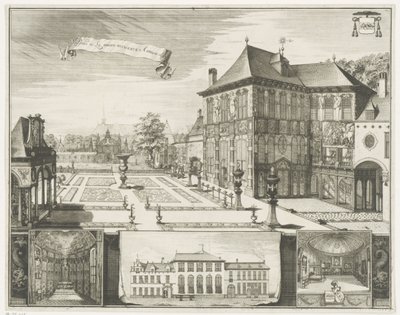 Vue de la maison de Rubens à Anvers - Jacobus Harrewijn