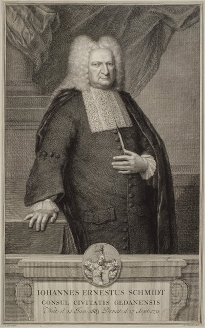 Johann Ernst Schmidt, c.1732 - Jacobus Houbracken