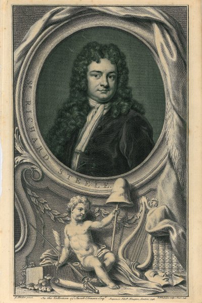 Sir Richard Steele - Jacobus Houbracken