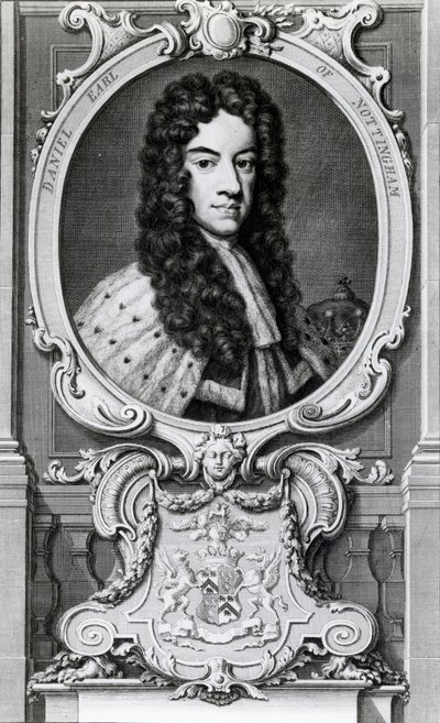 Daniel Finch, 2e comte de Nottingham et 7e comte de Winchilsea (1647-1730) - Jacobus Houbraken
