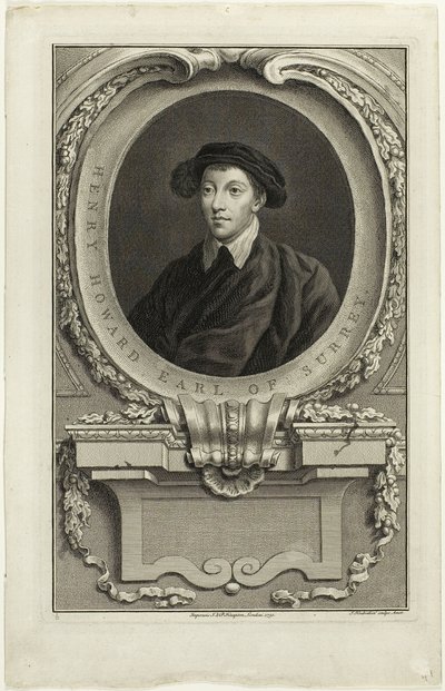 Henry Howard, comte de Surrey - Jacobus Houbraken