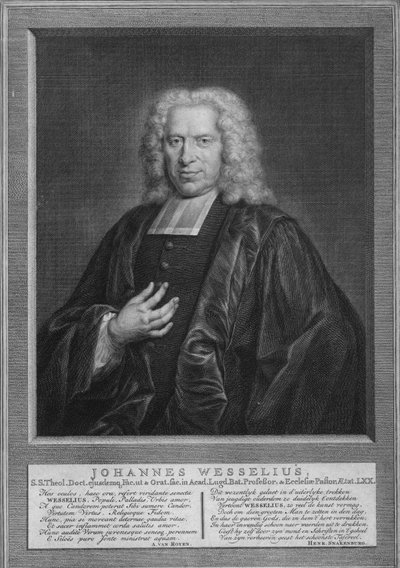 Johann Wessel, vers 1740s - Jacobus Houbraken