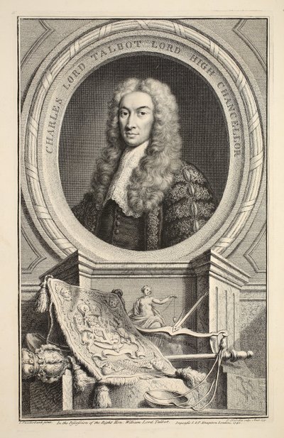 Portrait de Charles, Lord Talbot, illustration de 