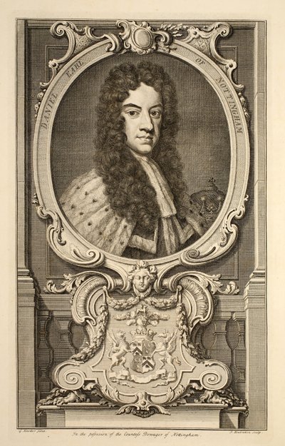 Portrait de Daniel, Comte de Nottingham, illustration de 