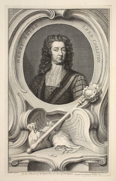Portrait de Henry Boyle, Lord Carleton, illustration de 