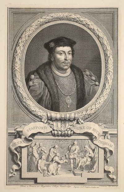 Portrait de Henry Stafford, Duc de Buckingham, illustration de 