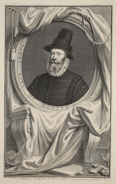 Portrait de James, Comte de Morton, illustration de 