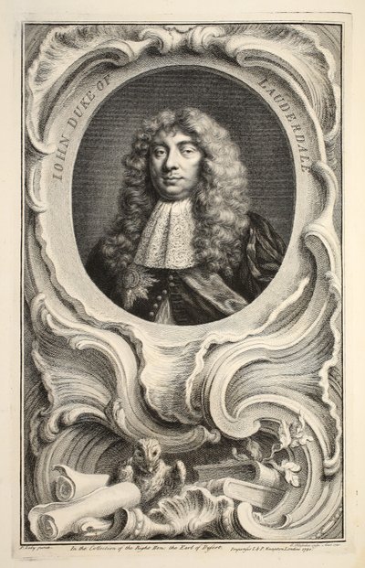 Portrait de John, Duc de Lauderdale, illustration de 