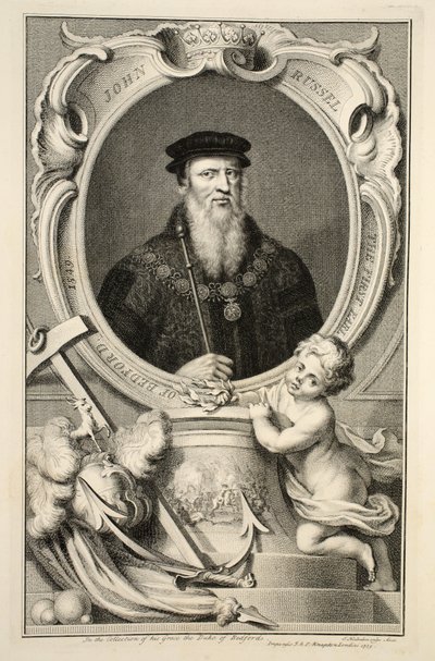 Portrait de John Russell, illustration de 
