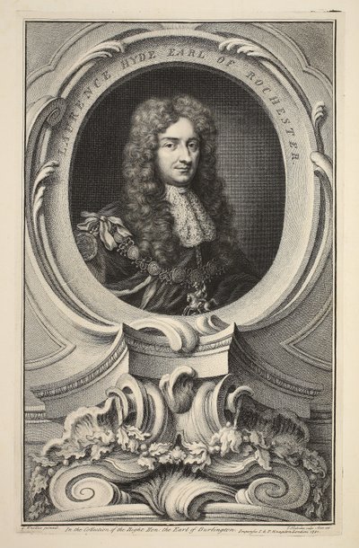 Portrait de Laurence Hyde, comte de Rochester, illustration de 