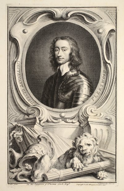Portrait du Lt Général Fleetwood, illustration de 