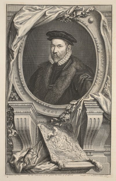 Portrait de Nicholas Bacon, illustration de 