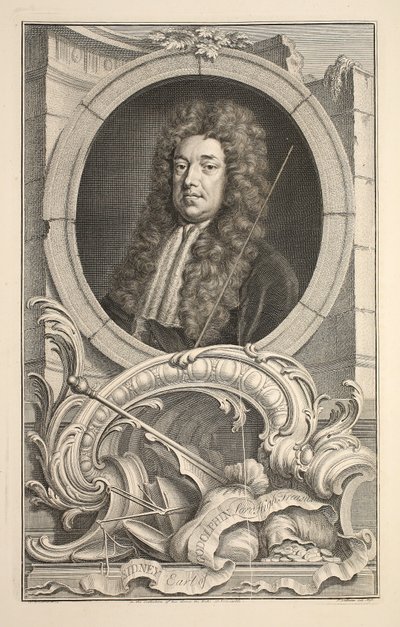 Portrait de Sidney, Comte de Godolphin, illustration de 