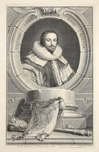 Portrait de Thomas, Lord Coventry, illustration de 
