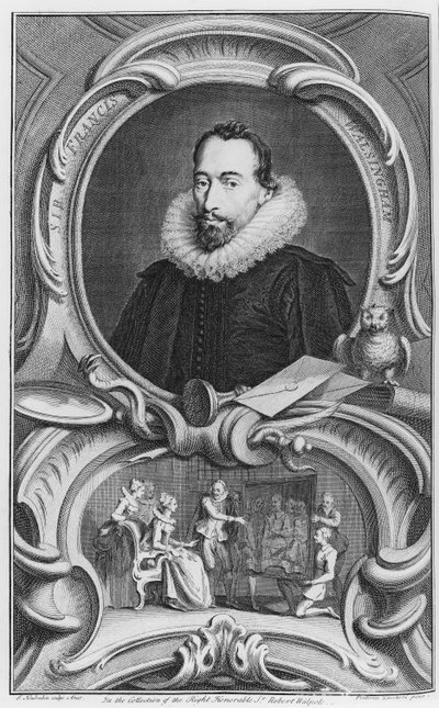 Sir Francis Walsingham, 1738 - Jacobus Houbraken