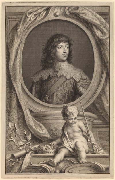 William Russell, 1er duc de Bedford - Jacobus Houbraken after Sir Anthony van Dyck