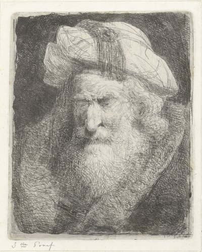 Vieil homme avec barbe - Jacobus Ludovicus Cornet